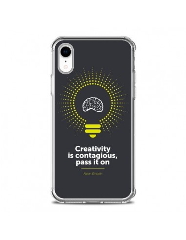 Coque iPhone XR Creativity is contagious, Einstein - Shop Gasoline