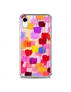 Coque iPhone XR Pois Roses Dottie - Ebi Emporium