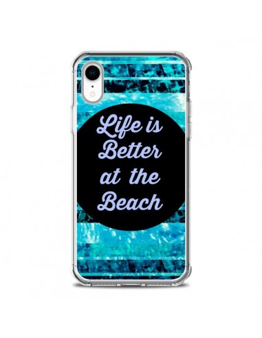 Coque iPhone XR Life is Better at The Beach - Ebi Emporium