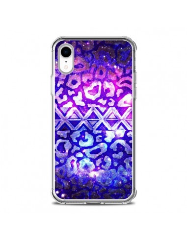 Coque iPhone XR Tribal Leopard Galaxy - Ebi Emporium