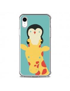 Coque iPhone XR Girafe Pingouin Meilleure Vue Better View...