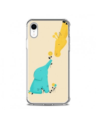 Coque iPhone XR Elephant Bebe Girafe - Jay Fleck