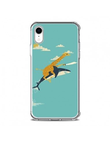Coque iPhone XR Girafe Epee Requin Volant - Jay Fleck