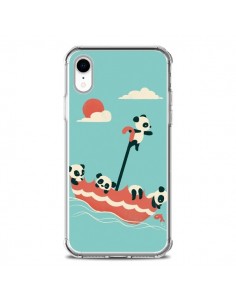 Coque iPhone XR Parapluie Flottant Panda - Jay Fleck