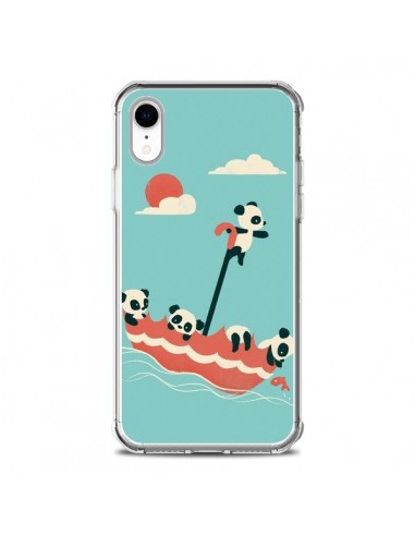 Coque iPhone XR Parapluie Flottant Panda - Jay Fleck