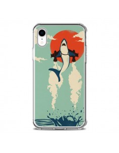 Coque iPhone XR Requin Avion Volant - Jay Fleck