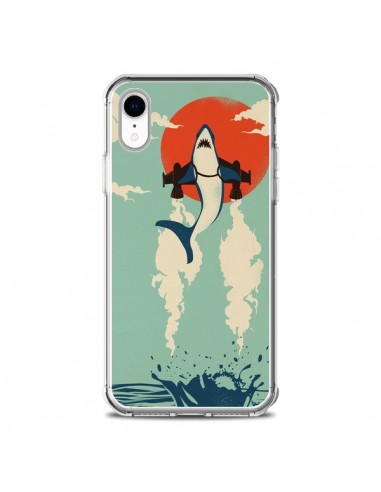 Coque iPhone XR Requin Avion Volant - Jay Fleck