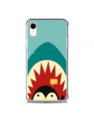 Coque iPhone XR Pingouin Requin - Jay Fleck
