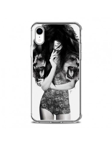 Coque iPhone XR Femme Lion - Jenny Liz Rome