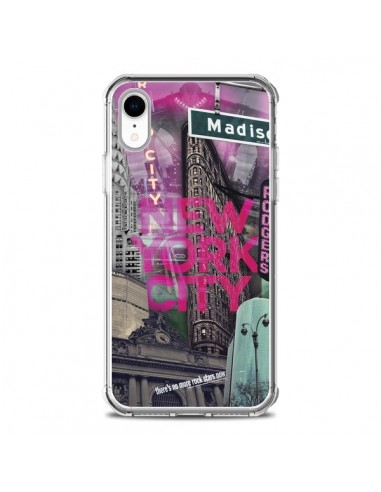 Coque iPhone XR New York City Rose - Javier Martinez