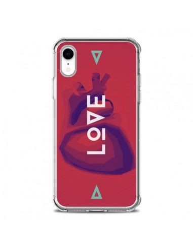 Coque iPhone XR Love Coeur Triangle Amour - Javier Martinez