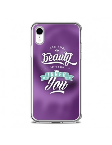 Coque iPhone XR Beauty Violet - Javier Martinez