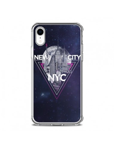Coque iPhone XR New York City Triangle Rose - Javier Martinez