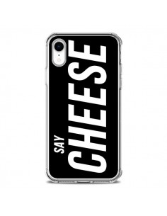 Coque iPhone XR Say Cheese Smile Noir - Jonathan Perez