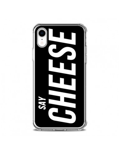 Coque iPhone XR Say Cheese Smile Noir - Jonathan Perez