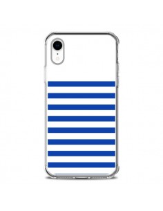 Coque iPhone XR Mariniere Bleu - Jonathan Perez