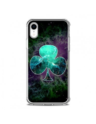 Coque iPhone XR Nebula Club Trèfle Galaxie - Jonathan Perez