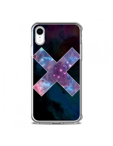 Coque iPhone XR Nebula Cross Croix Galaxie - Jonathan Perez