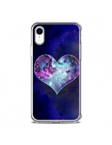 Coque iPhone XR Nebula Heart Coeur Galaxie - Jonathan Perez