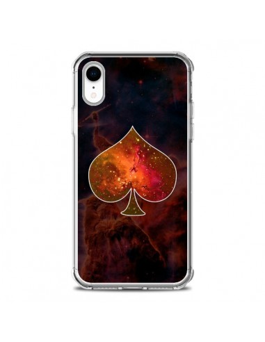 Coque iPhone XR Nebula Spade Pique Galaxie - Jonathan Perez