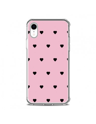 Coque iPhone XR Coeurs Roses - Jonathan Perez