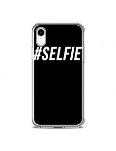 Coque iPhone XR Hashtag Selfie Blanc Vertical - Jonathan...