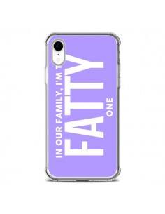 Coque iPhone XR In our family i'm the Fatty one -...