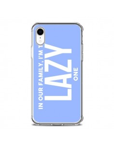 Coque iPhone XR In our family i'm the Lazy one - Jonathan...