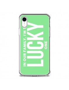 Coque iPhone XR In our family i'm the Lucky one -...