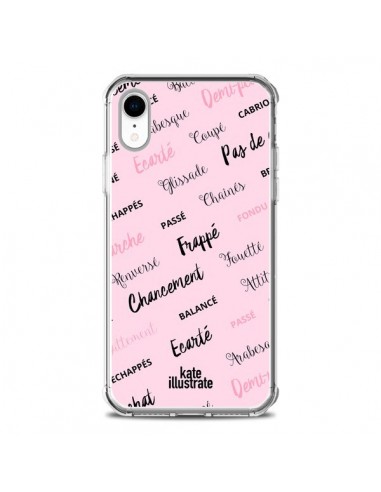 Coque iPhone XR Ballerina Ballerine Mots - kateillustrate