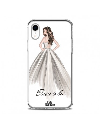 Coque iPhone XR Bride To Be Mariée Mariage - kateillustrate