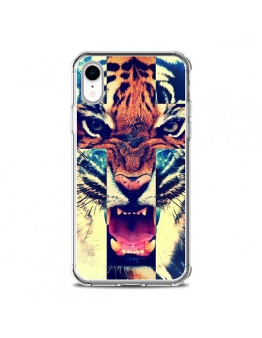 Coque iPhone XR Tigre Swag Croix Roar Tiger - Laetitia