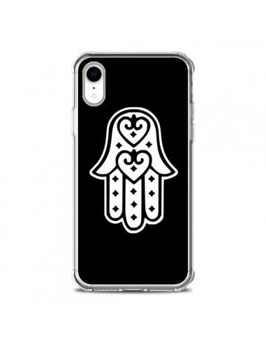 Coque iPhone XR Main de Fatma Oeil Noir - Laetitia