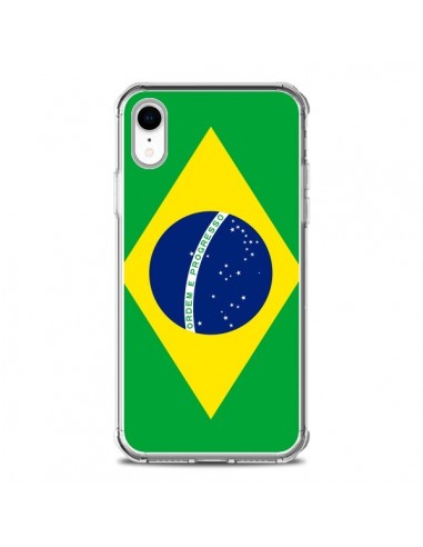 Coque iPhone XR Drapeau Brésil Brésilien - Laetitia