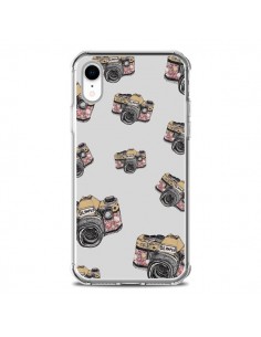 Coque iPhone XR Appareil photo vintage Rose - Laetitia