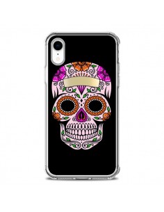 Coque iPhone XR Tête de Mort Mexicaine Multicolore -...