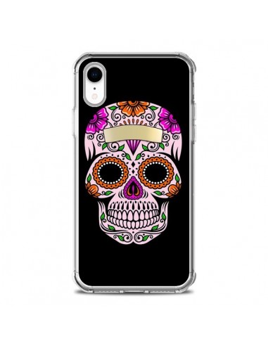 Coque iPhone XR Tête de Mort Mexicaine Multicolore - Laetitia