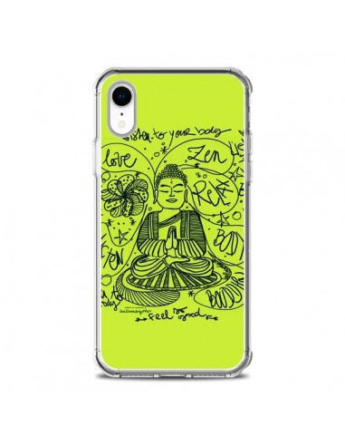 Coque iPhone XR Buddha Listen to your body Love Zen Relax - Leellouebrigitte