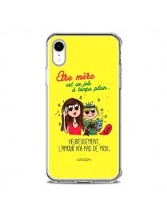 Coque iPhone XR Etre mère est un job à plein temps Fête...