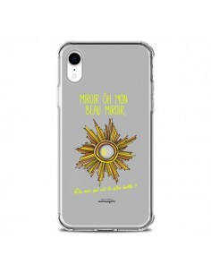Coque iPhone XR Miroir Qui est la plus belle -...