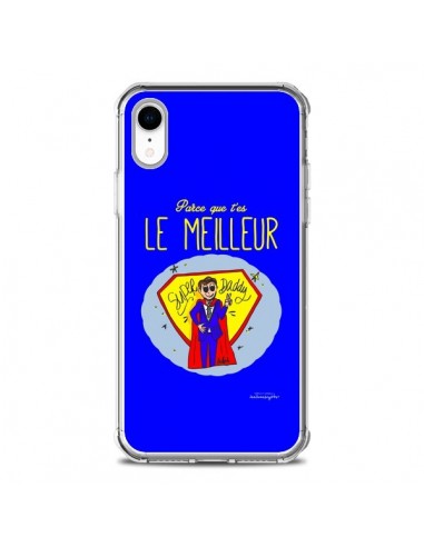 Coque iPhone XR Le meilleur Papa Fête des Pères - Leellouebrigitte