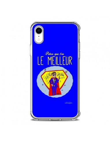 Coque iPhone XR Le meilleur Papa Fête des Pères - Leellouebrigitte