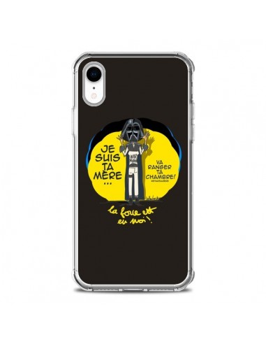 Coque iPhone XR Je suis ta mère Va ranger ta chambre Star Wars - Leellouebrigitte