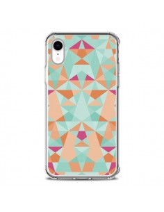 Coque iPhone XR Azteque Vert - Leandro Pita
