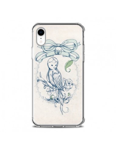 Coque iPhone XR Bird Oiseau Mignon Vintage - Lassana