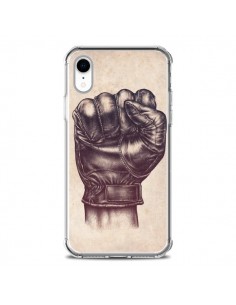 Coque iPhone XR Fight Poing Cuir - Lassana