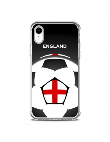 Coque iPhone XR Angleterre Ballon Football - Madotta