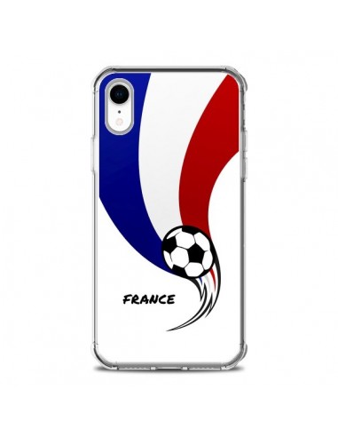 Coque iPhone XR Equipe France Ballon Football - Madotta