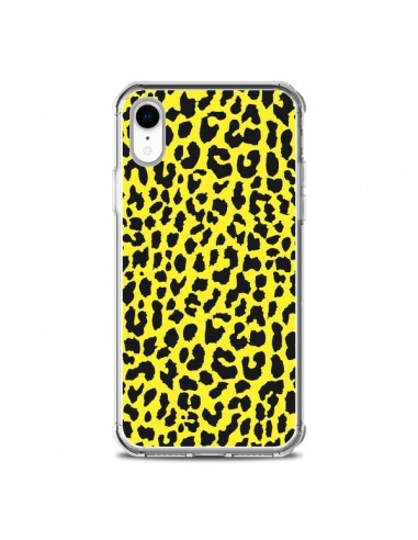 Coque iPhone XR Leopard Jaune - Mary Nesrala