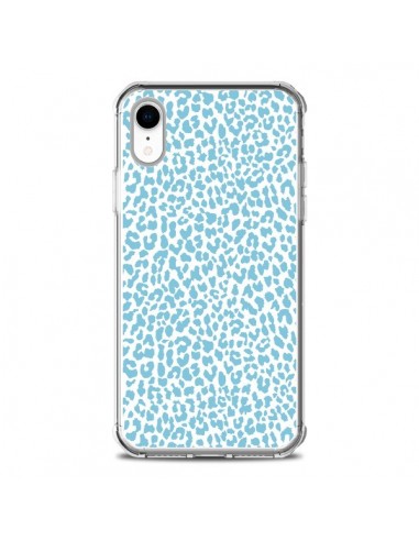 Coque iPhone XR Leopard Turquoise - Mary Nesrala